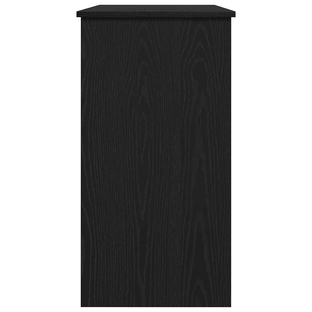 vidaXL Schreibtisch Schwarz 80x40x75 cm Holzwerkstoff