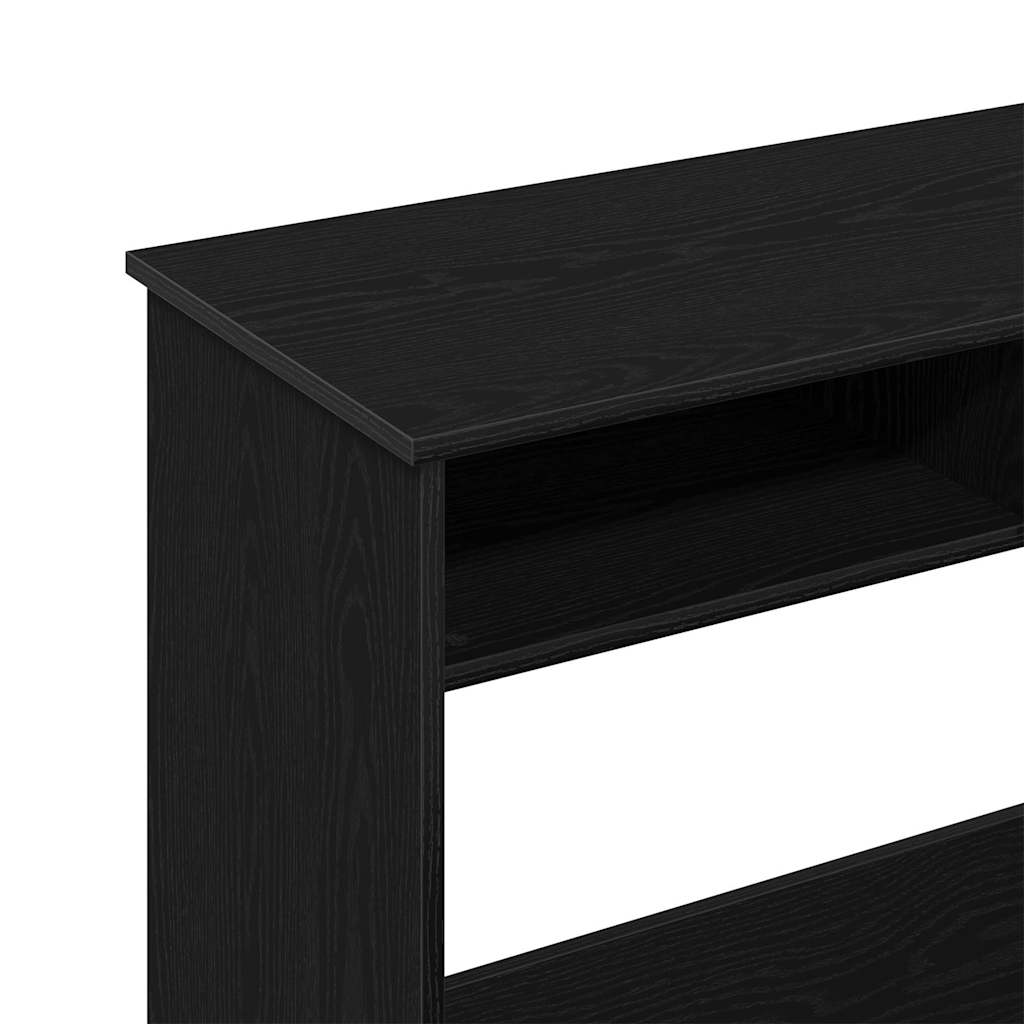 vidaXL Schreibtisch Schwarz 80x40x75 cm Holzwerkstoff