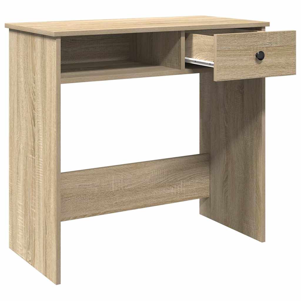 vidaXL Schreibtisch Sonoma-Eiche 80x40x75 cm Holzwerkstoff