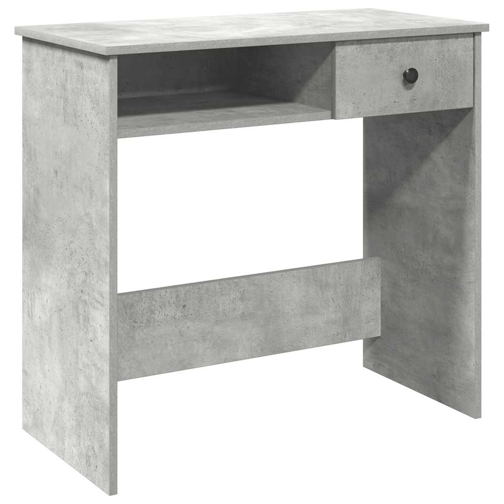 vidaXL Schreibtisch Betongrau 80x40x75 cm Holzwerkstoff