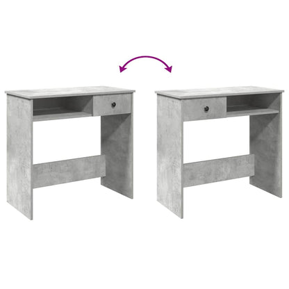 vidaXL Schreibtisch Betongrau 80x40x75 cm Holzwerkstoff