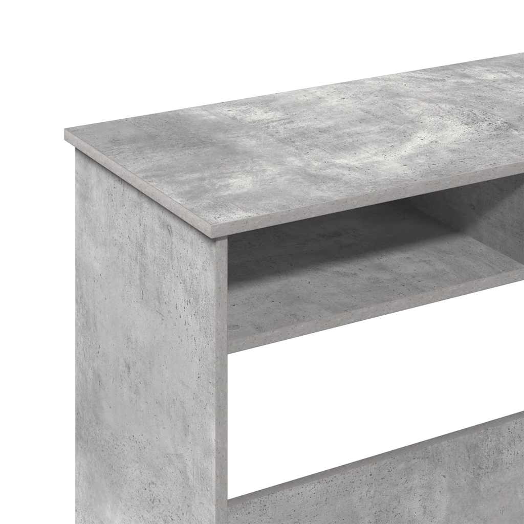 vidaXL Schreibtisch Betongrau 80x40x75 cm Holzwerkstoff