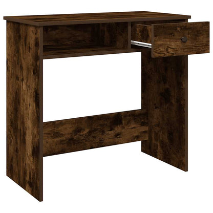 vidaXL Schreibtisch Räuchereiche 80x40x75 cm Holzwerkstoff