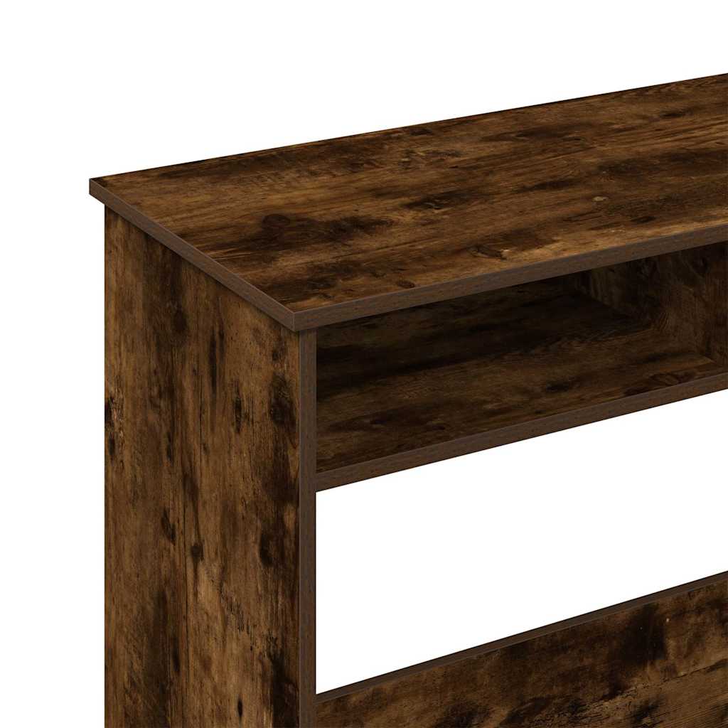 vidaXL Schreibtisch Räuchereiche 80x40x75 cm Holzwerkstoff