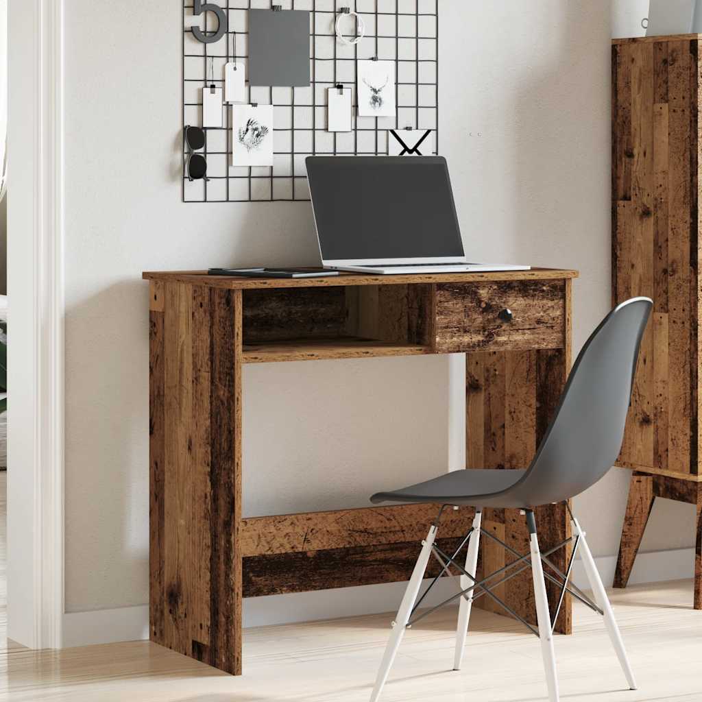 vidaXL Schreibtisch Altholz-Optik 80x40x75 cm Holzwerkstoff