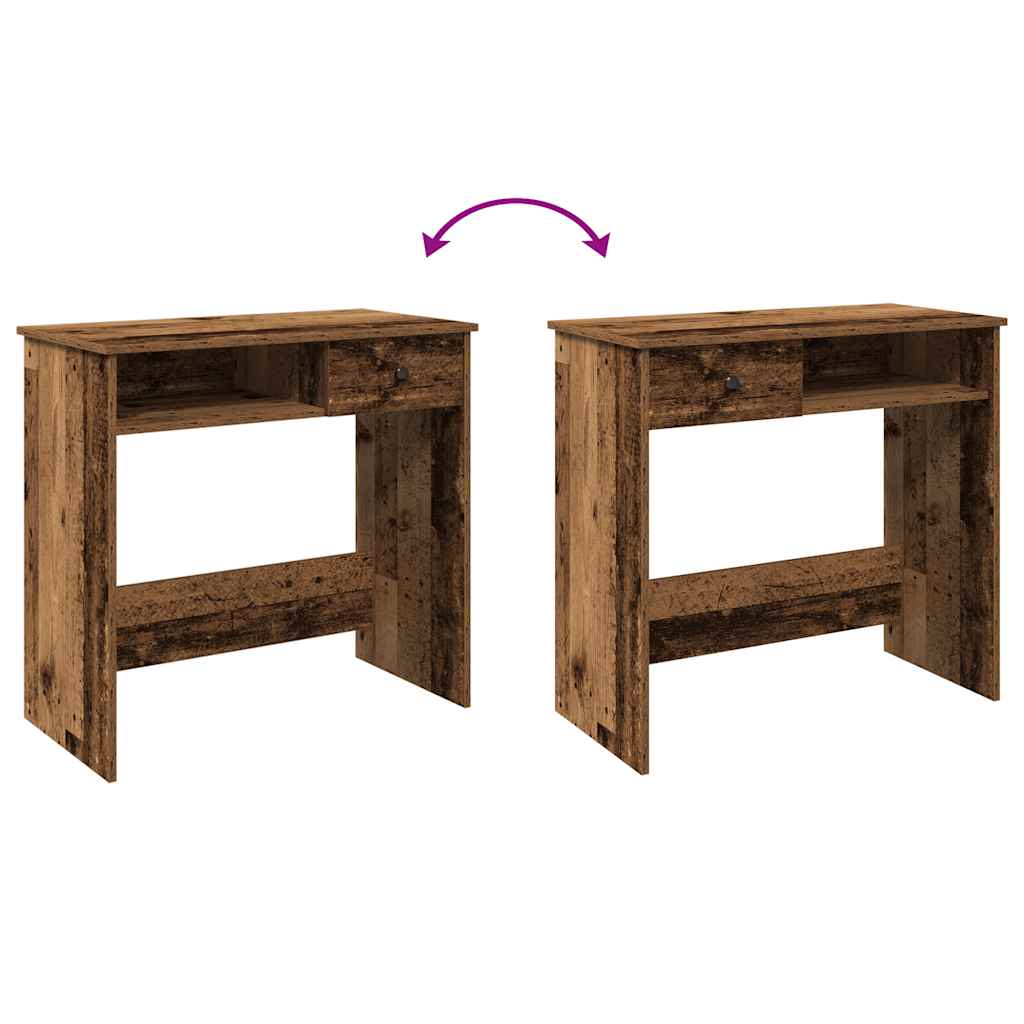 vidaXL Schreibtisch Altholz-Optik 80x40x75 cm Holzwerkstoff