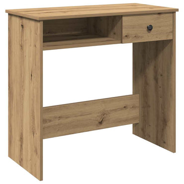 vidaXL Bureau chêne artisan 80x40x75 cm en bois d'ingénierie
