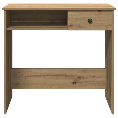 vidaXL Bureau chêne artisan 80x40x75 cm en bois d'ingénierie