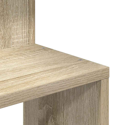 vidaXL Wand-Eckregal Sonoma-Eiche 32x32x127,5 cm Holzwerkstoff