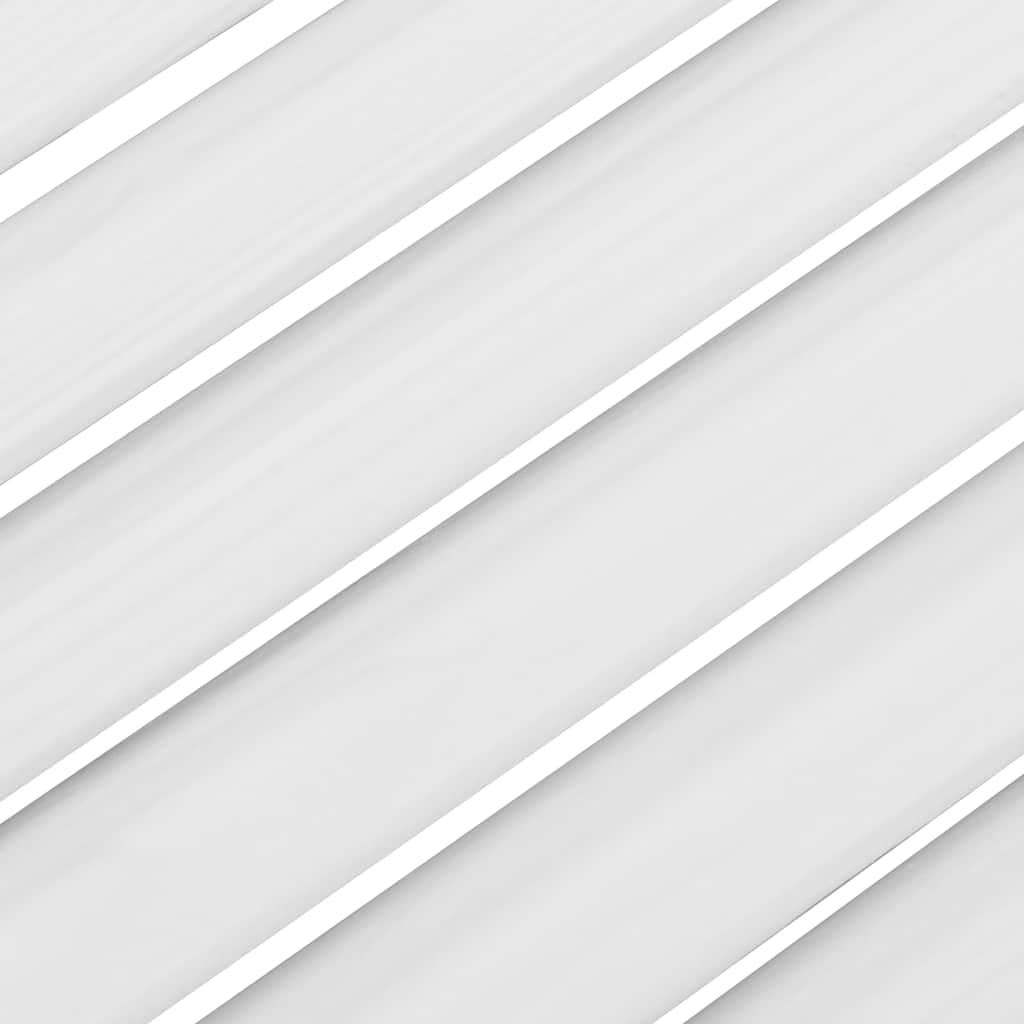 Schranktüren Lamellen-Design 4 Stk. Weiß 61,5x29,5 cm