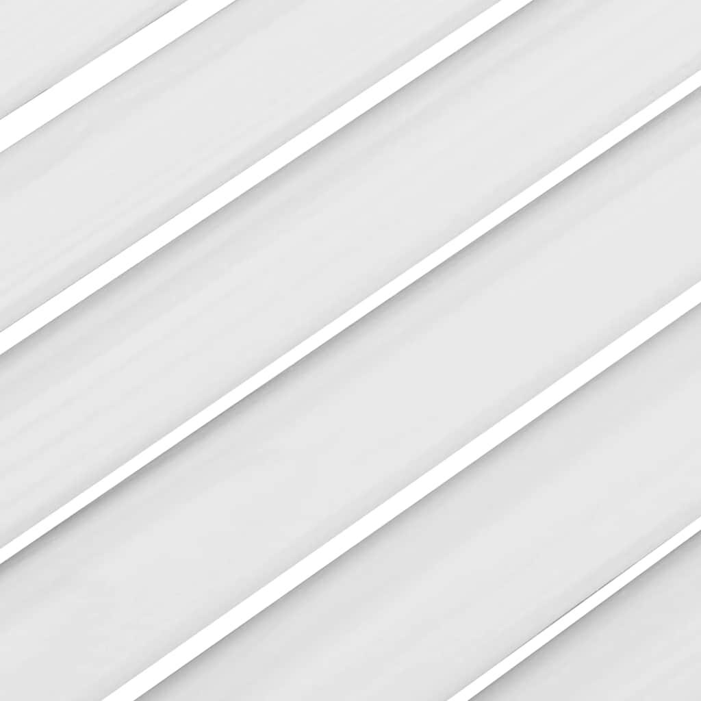 Schranktür Lamellen-Design Weiß 69x29,5 cm