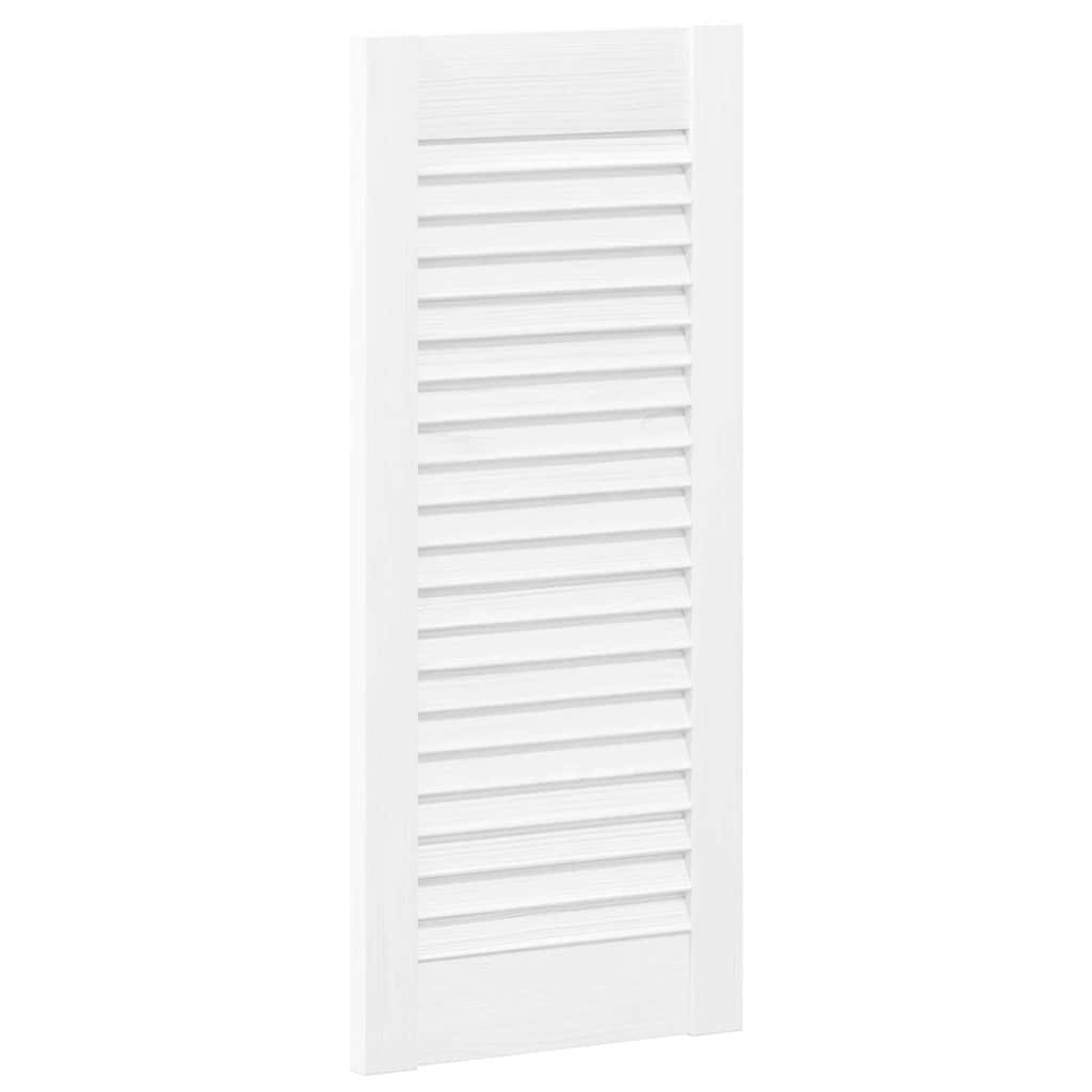 vidaXL Schranktüren Lamellen-Design 4 Stk. Weiß 69x29,5 cm