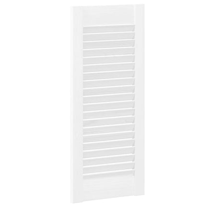 vidaXL Schranktüren Lamellen-Design 4 Stk. Weiß 69x29,5 cm