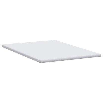 Matratzenauflage Weiß 140 x 200 cm Jacquard Stoff