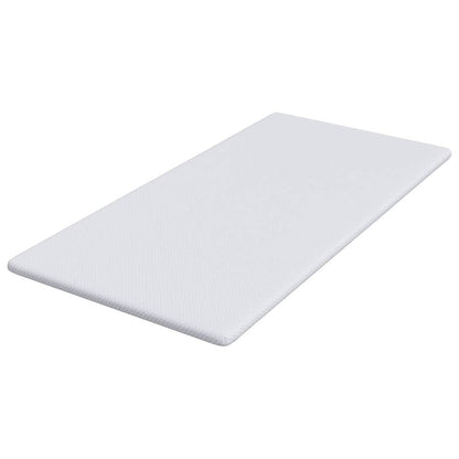 Matratzenauflage Weiß 100 x 200 cm Jacquard Stoff