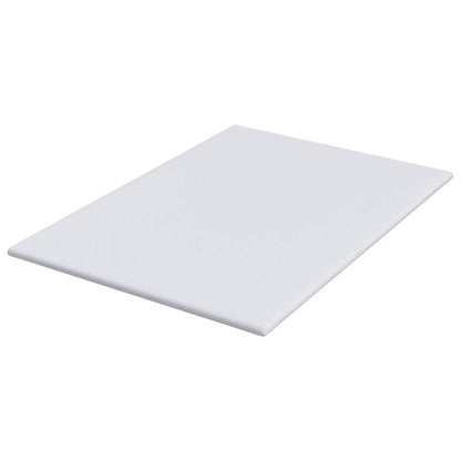 Matratzenauflage Weiß 140 x 200 cm Jacquard Stoff