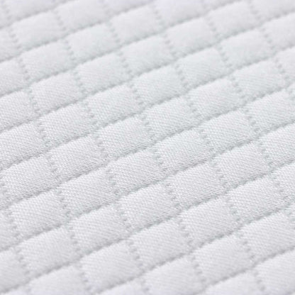 Matratzenauflage Weiß 160 x 200 cm Jacquard Stoff