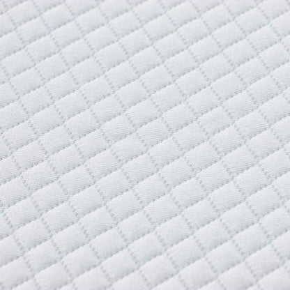 Matratzenauflage Weiß 70 x 200 cm Jacquard Stoff