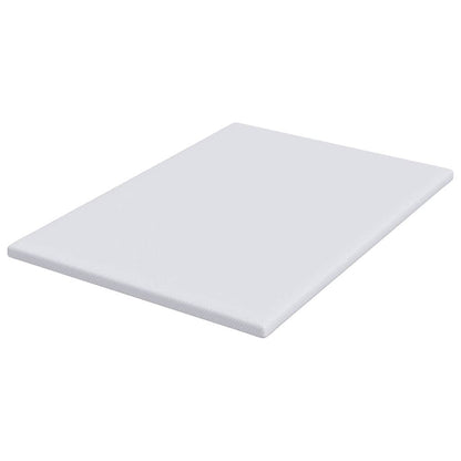 Matratzenauflage Weiß 160 x 200 cm Jacquard Stoff