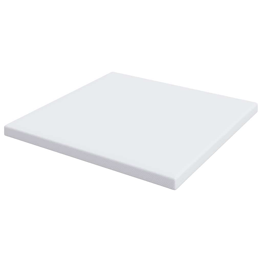 Matratzenauflage Weiß 180 x 200 cm Jacquard Stoff