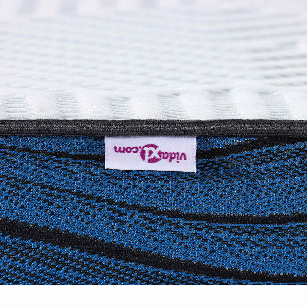 Matratzenauflage Weiß 70 x 200 cm Jacquard-Stoff