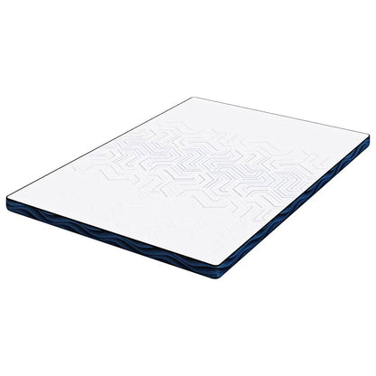 Matratzenauflage Weiß 140 x 200 cm Jacquard-Stoff