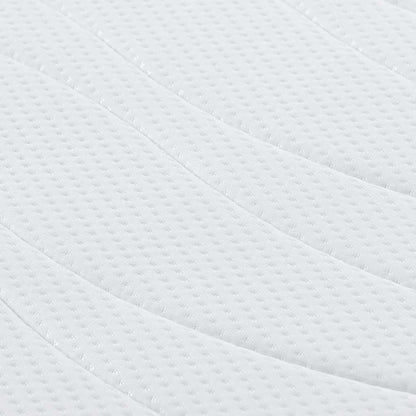 Matratze Weiß 90 x 200 cm Jacquard-Stoff