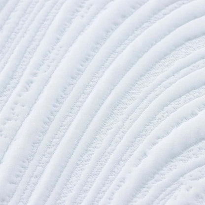 Matratze Weiß und Schwarz 100 x 200 cm Jacquard-Stoff