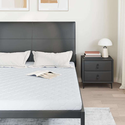 Matratze Weiß 140 x 190 cm Jacquard-Stoff