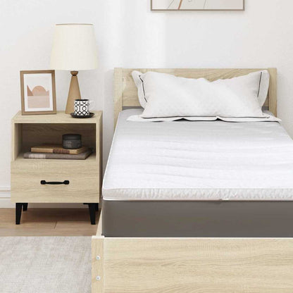 Matratzenauflage Weiß 80 x 200 cm Strickstoff