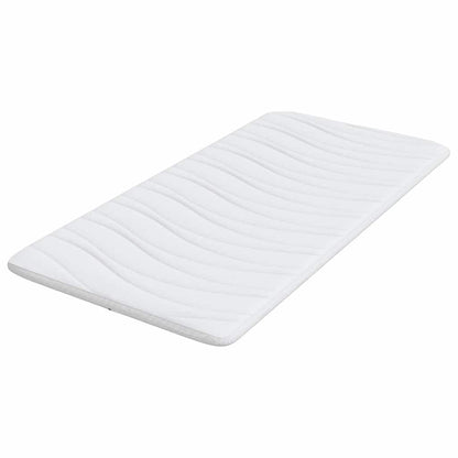 Matratzenauflage Weiß 100 x 200 cm Strickstoff