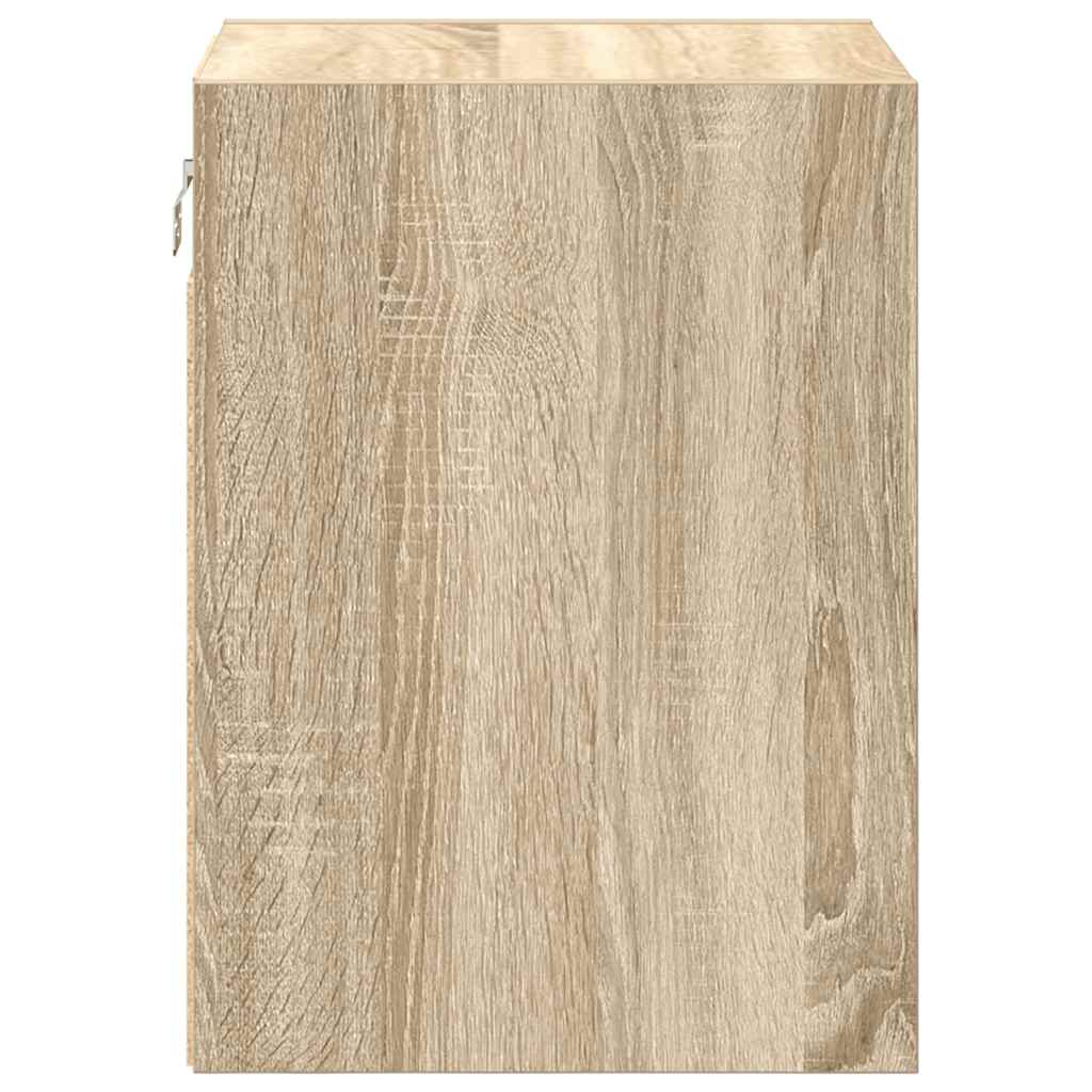 Garagen-Wandschränke 2 Stk. Sonoma-Eiche Holzwerkstoff