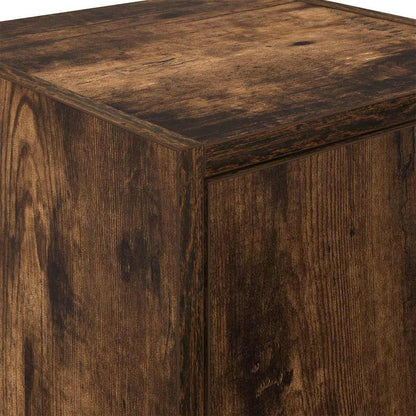 Garagen-Wandschränke 2 Stk. Räuchereiche Holzwerkstoff