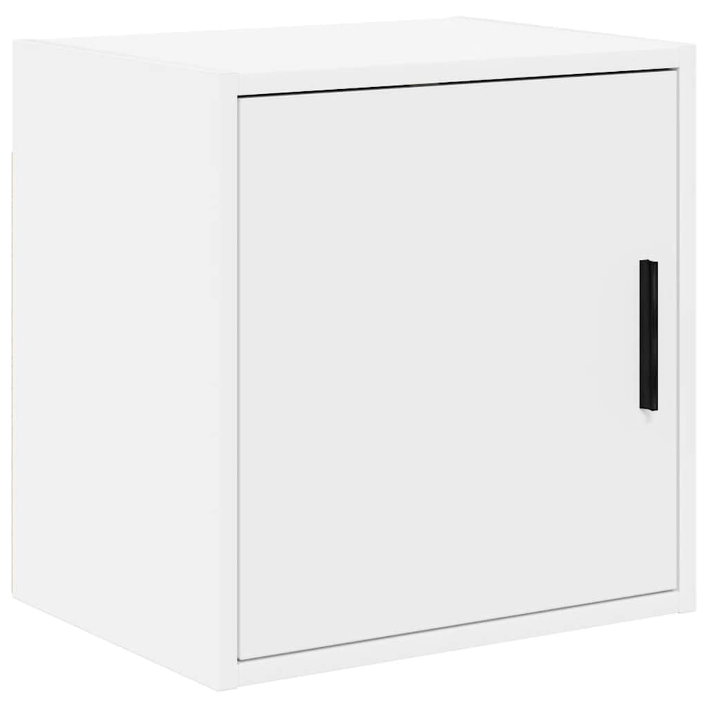 vidaXL Garagen-Wandschrank Weiß Holzwerkstoff