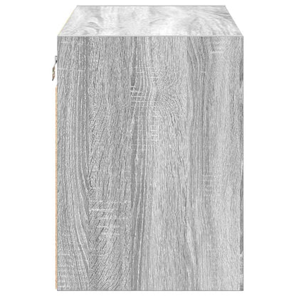 Garagen-Wandschrank Grau Sonoma Holzwerkstoff