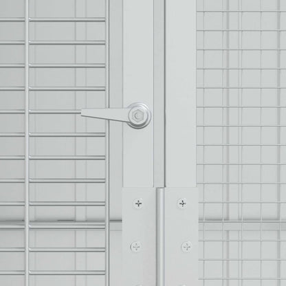 Vogelkäfig Anthrazit 215 x 310 x 247 cm Verzinkter Stahl