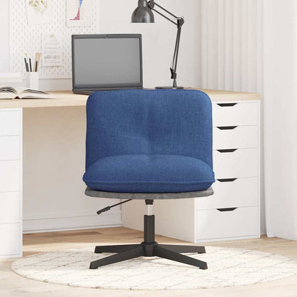 vidaXL Bürostuhl Drehbar Blau Stoff