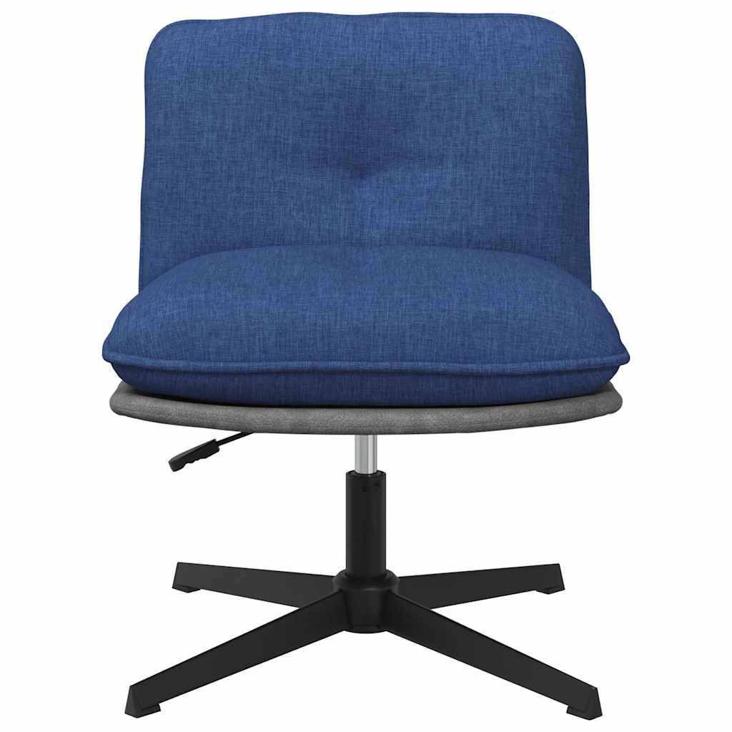 vidaXL Bürostuhl Drehbar Blau Stoff