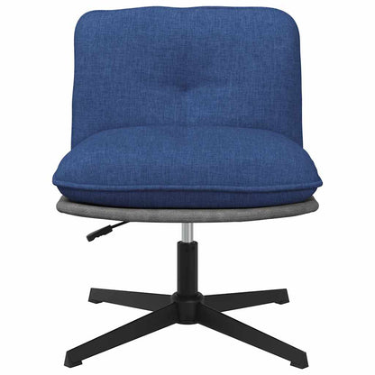 vidaXL Bürostuhl Drehbar Blau Stoff