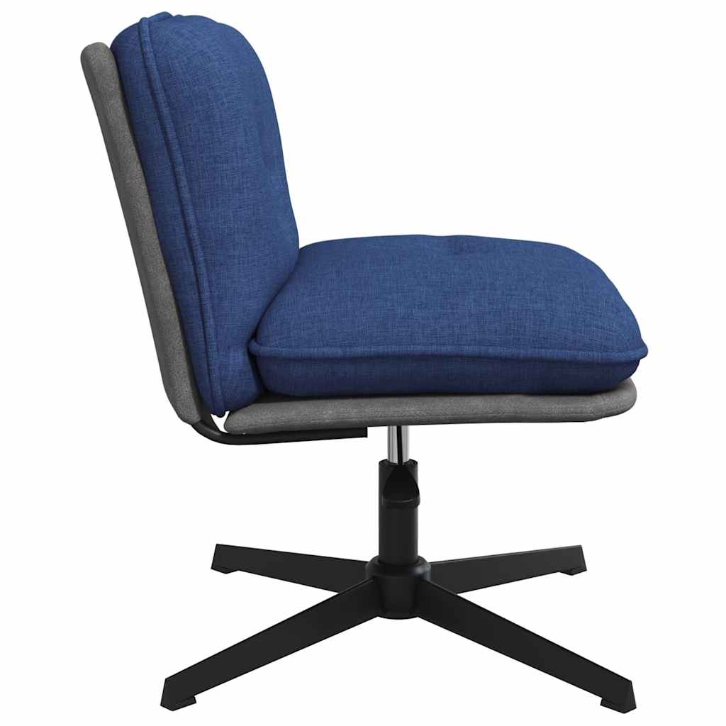 vidaXL Bürostuhl Drehbar Blau Stoff