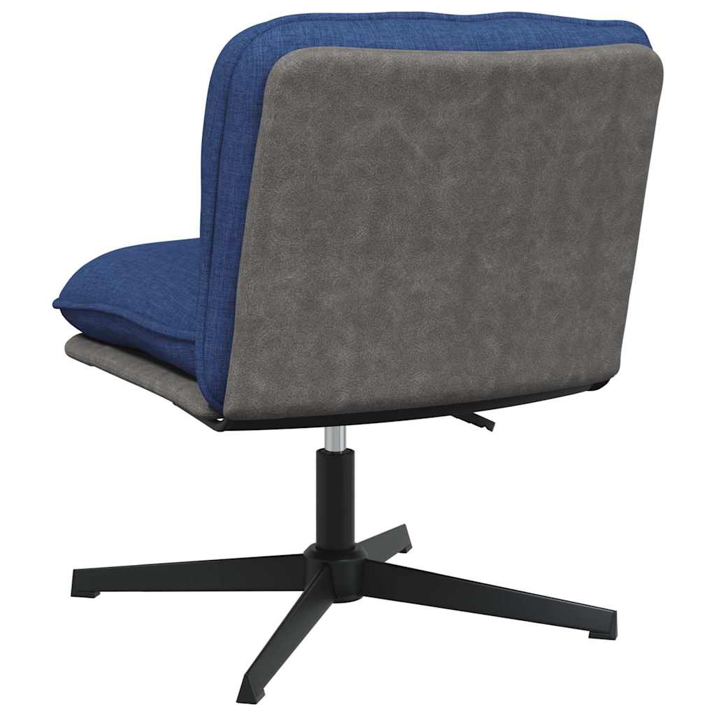vidaXL Bürostuhl Drehbar Blau Stoff