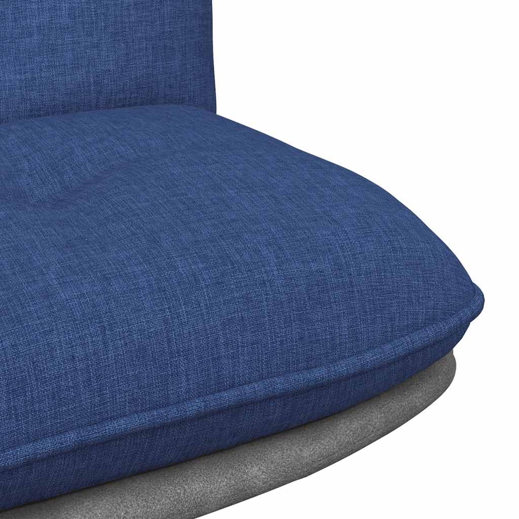 vidaXL Bürostuhl Drehbar Blau Stoff