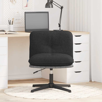 vidaXL Bürostuhl Drehbar Schwarz Stoff