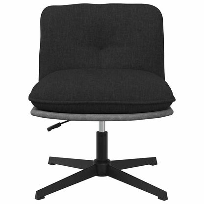 vidaXL Bürostuhl Drehbar Schwarz Stoff