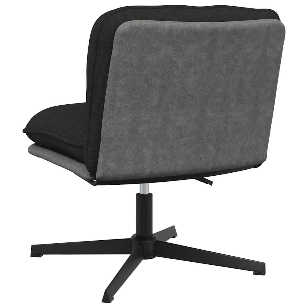 vidaXL Bürostuhl Drehbar Schwarz Stoff