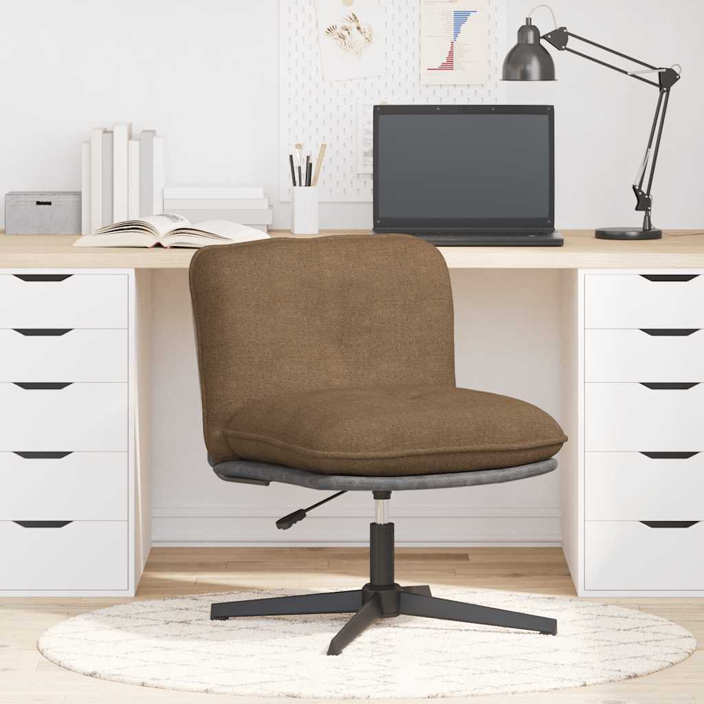 vidaXL Bürostuhl Drehbar Taupe Stoff