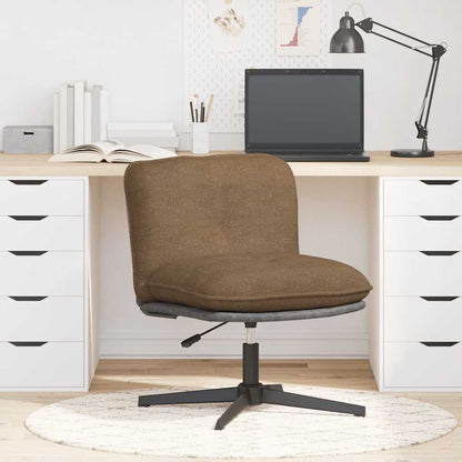 vidaXL Bürostuhl Drehbar Taupe Stoff