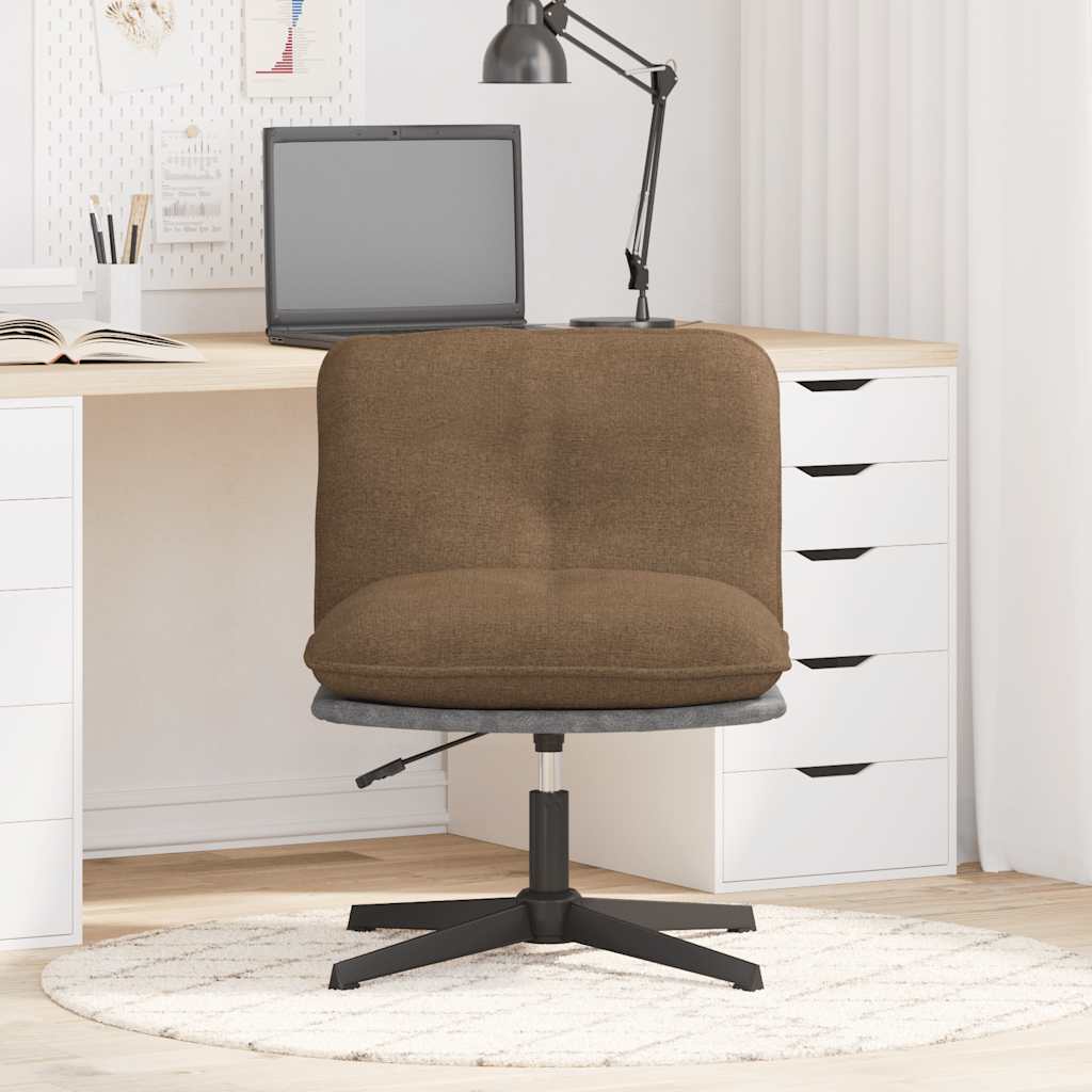 vidaXL Bürostuhl Drehbar Taupe Stoff