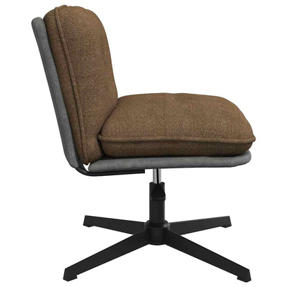 vidaXL Bürostuhl Drehbar Taupe Stoff