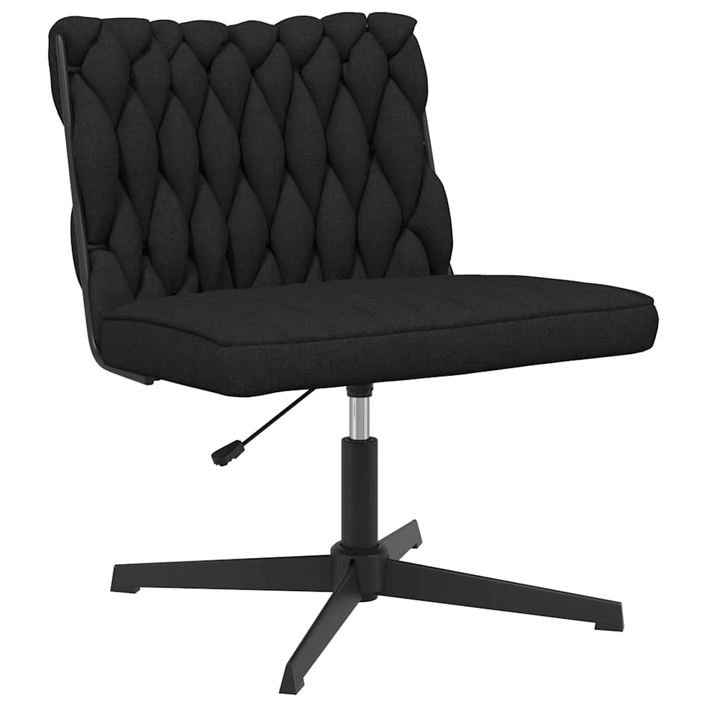 vidaXL Bürostuhl Drehbar Schwarz Stoff
